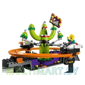 Конструктор LEGO City 60313 Грузовик с космической каруселью картинка 7